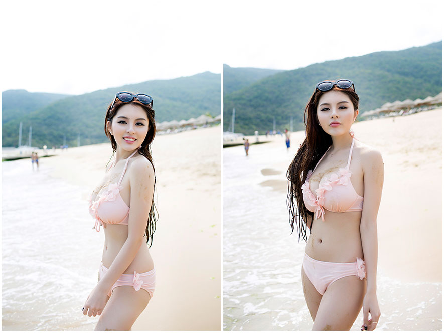 赵惟依大尺度黑色性感内衣私拍照片