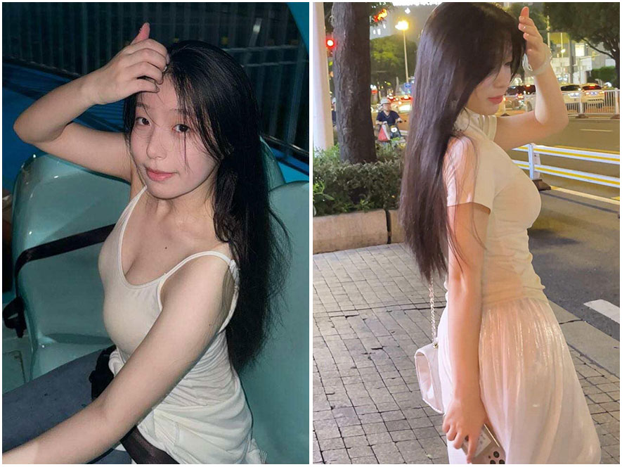 抖音小凝黄昏侧颜绝美写真图包资源