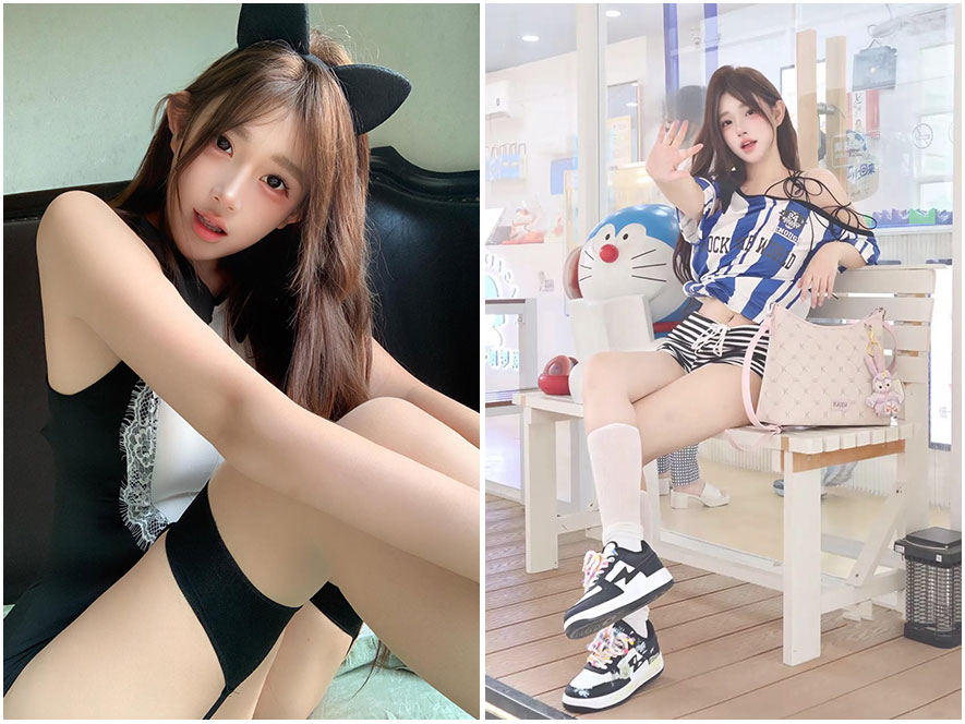 抖音网红肉肉海岛风写真图