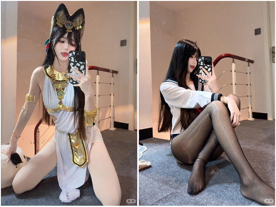 抖音网红小宅琳泳装性感视频截图