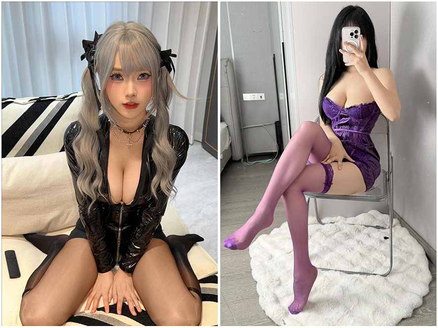 抖音网红琳铛居家慵懒风格写真手机壁纸